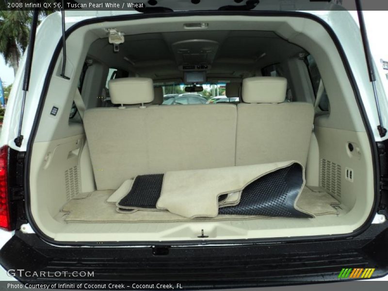 Tuscan Pearl White / Wheat 2008 Infiniti QX 56