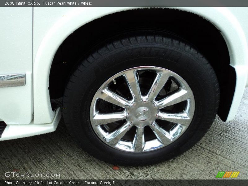 Tuscan Pearl White / Wheat 2008 Infiniti QX 56