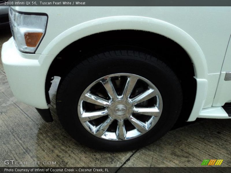 Tuscan Pearl White / Wheat 2008 Infiniti QX 56