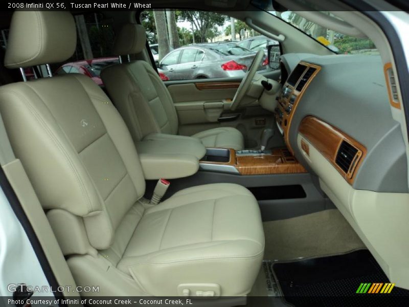 Tuscan Pearl White / Wheat 2008 Infiniti QX 56