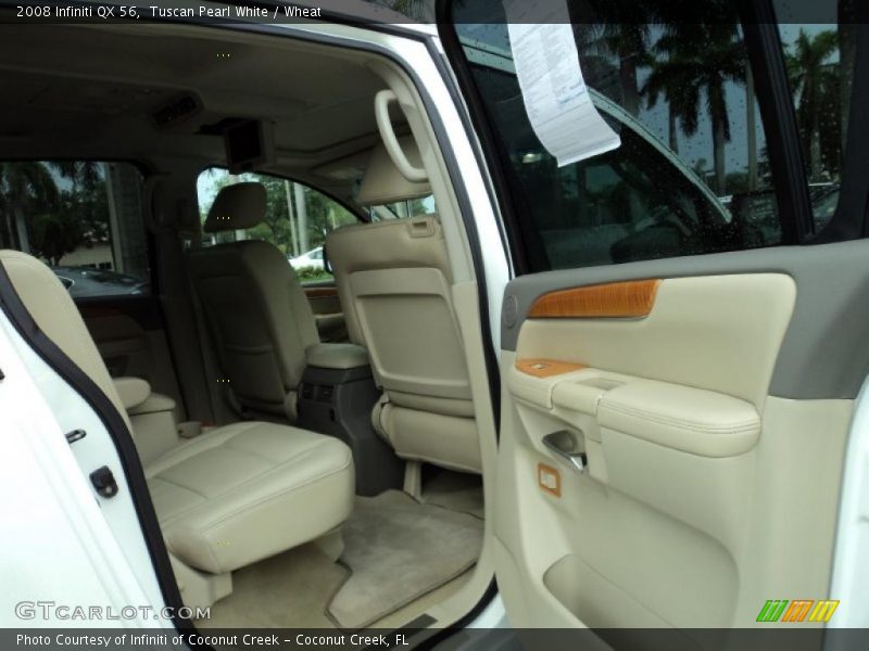 Tuscan Pearl White / Wheat 2008 Infiniti QX 56