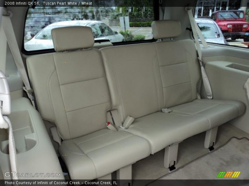 Tuscan Pearl White / Wheat 2008 Infiniti QX 56