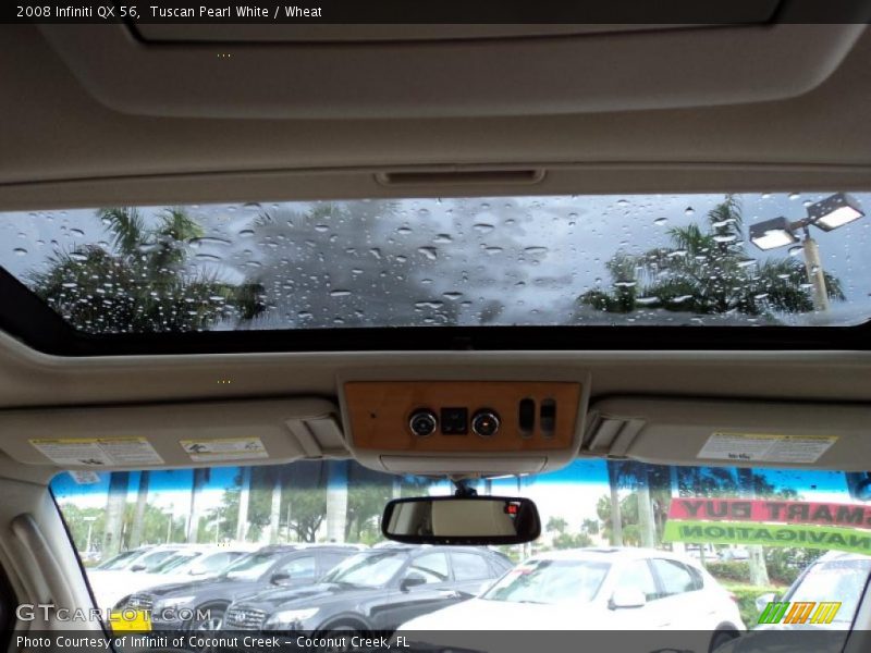 Tuscan Pearl White / Wheat 2008 Infiniti QX 56