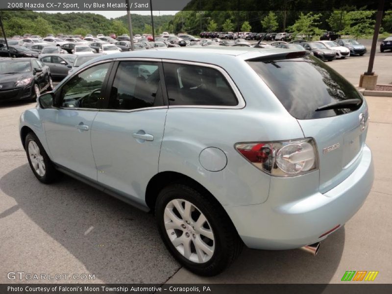 Icy Blue Metallic / Sand 2008 Mazda CX-7 Sport