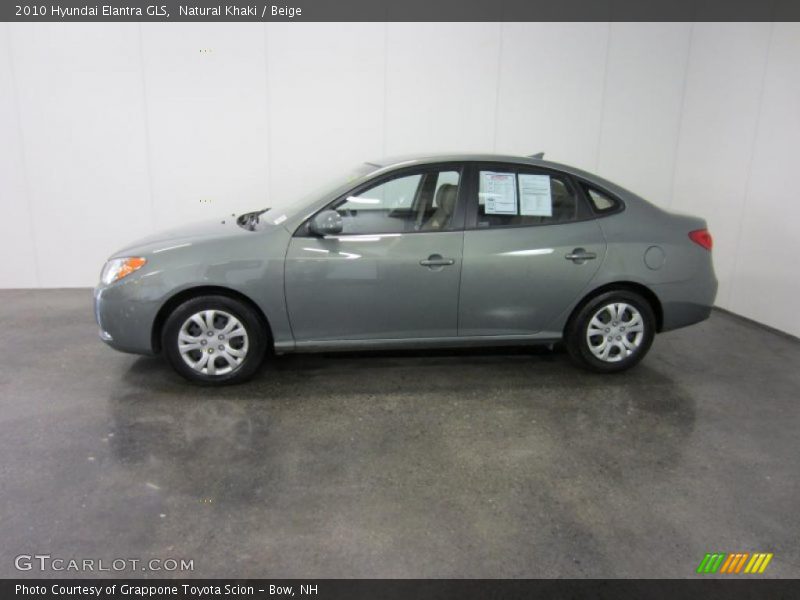 Natural Khaki / Beige 2010 Hyundai Elantra GLS