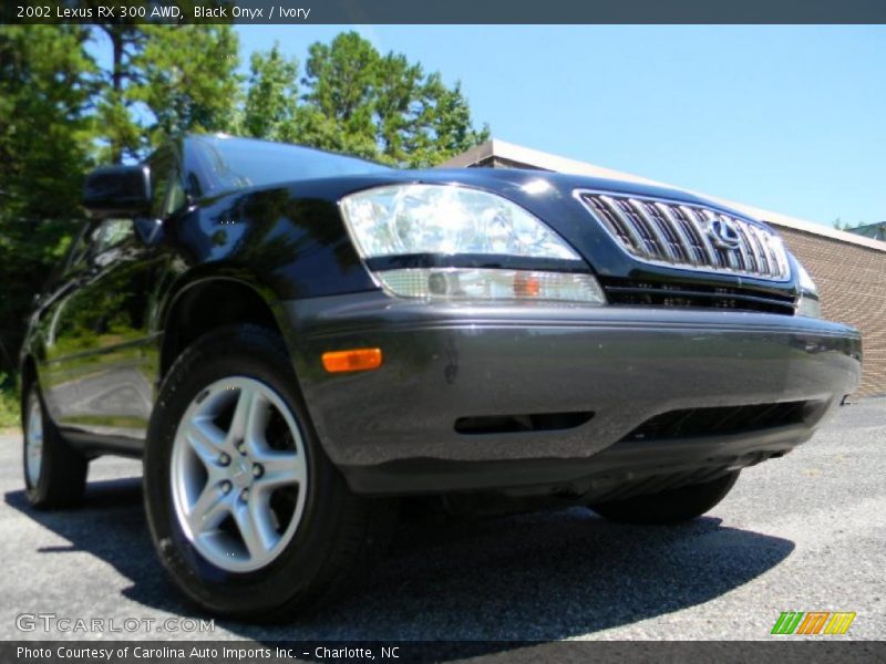 Black Onyx / Ivory 2002 Lexus RX 300 AWD