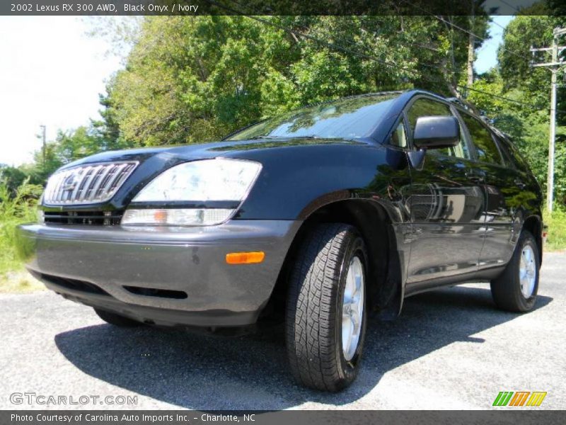 Black Onyx / Ivory 2002 Lexus RX 300 AWD