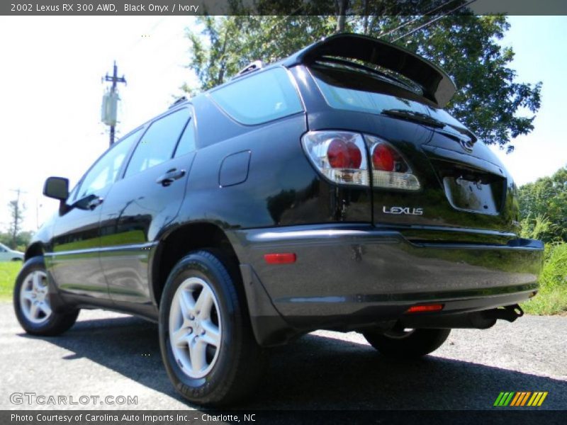 Black Onyx / Ivory 2002 Lexus RX 300 AWD