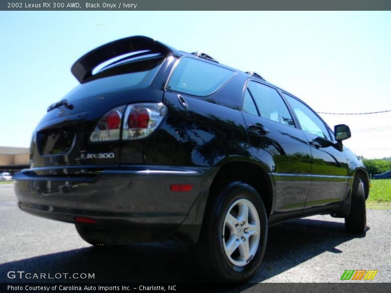 Black Onyx / Ivory 2002 Lexus RX 300 AWD