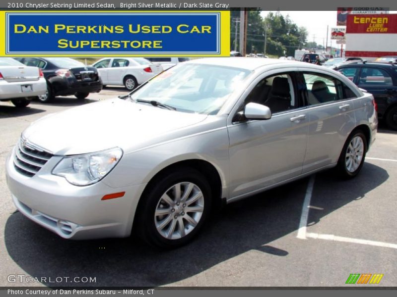 Bright Silver Metallic / Dark Slate Gray 2010 Chrysler Sebring Limited Sedan