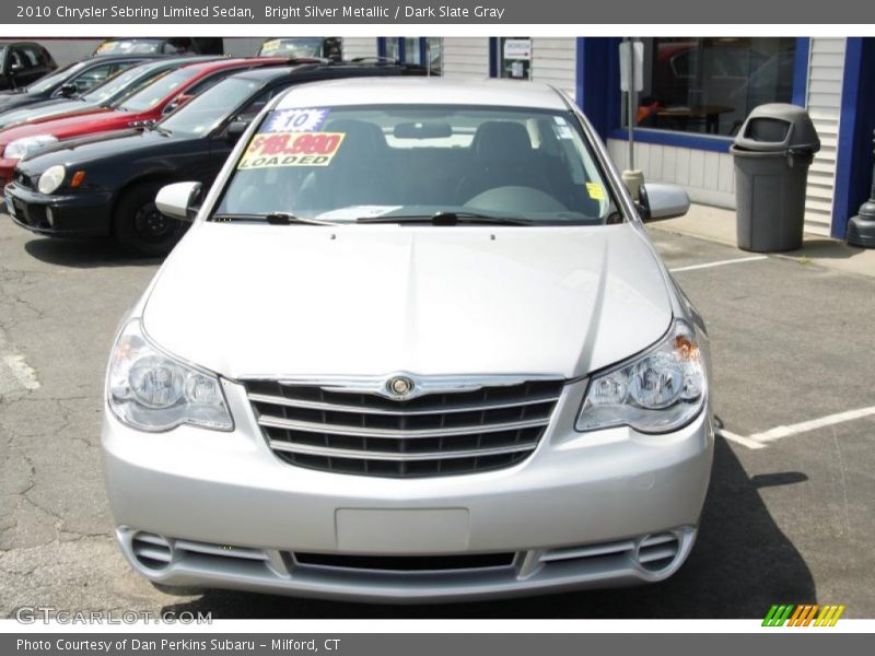 Bright Silver Metallic / Dark Slate Gray 2010 Chrysler Sebring Limited Sedan