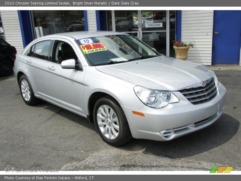 Bright Silver Metallic / Dark Slate Gray 2010 Chrysler Sebring Limited Sedan