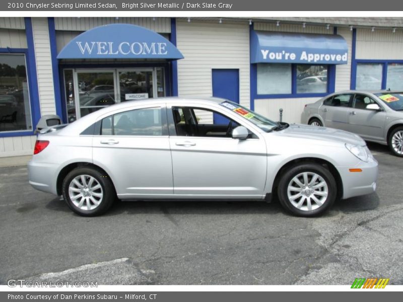 Bright Silver Metallic / Dark Slate Gray 2010 Chrysler Sebring Limited Sedan