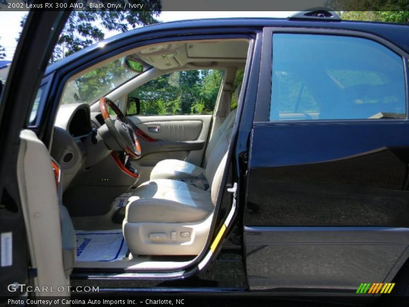 Black Onyx / Ivory 2002 Lexus RX 300 AWD