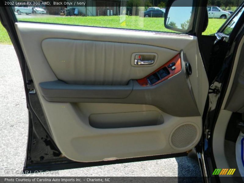 Black Onyx / Ivory 2002 Lexus RX 300 AWD