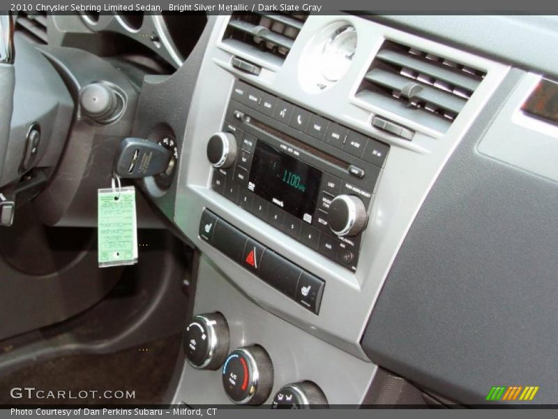 Bright Silver Metallic / Dark Slate Gray 2010 Chrysler Sebring Limited Sedan
