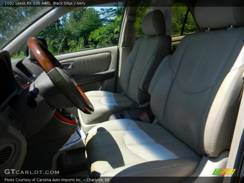 Black Onyx / Ivory 2002 Lexus RX 300 AWD