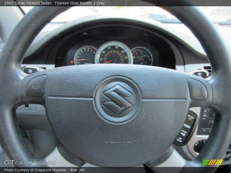 Titanium Silver Metallic / Grey 2007 Suzuki Forenza Sedan