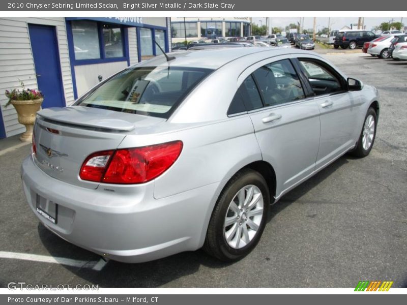 Bright Silver Metallic / Dark Slate Gray 2010 Chrysler Sebring Limited Sedan