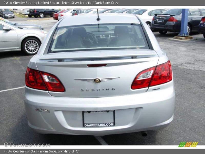 Bright Silver Metallic / Dark Slate Gray 2010 Chrysler Sebring Limited Sedan