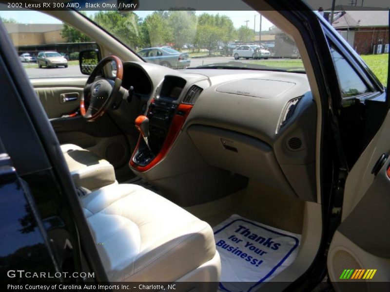 Black Onyx / Ivory 2002 Lexus RX 300 AWD