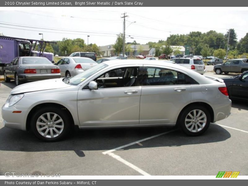 Bright Silver Metallic / Dark Slate Gray 2010 Chrysler Sebring Limited Sedan