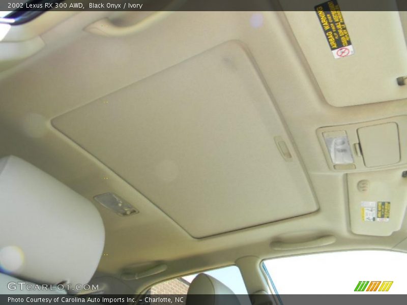 Black Onyx / Ivory 2002 Lexus RX 300 AWD