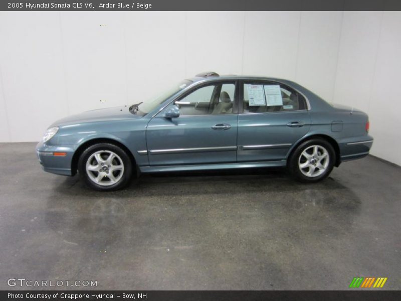 Ardor Blue / Beige 2005 Hyundai Sonata GLS V6