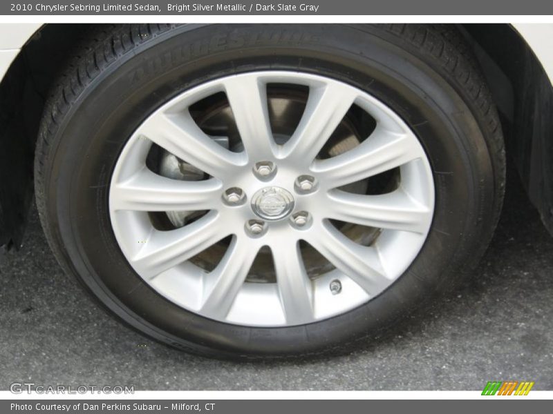 Bright Silver Metallic / Dark Slate Gray 2010 Chrysler Sebring Limited Sedan