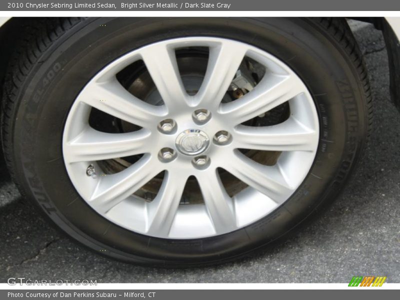 Bright Silver Metallic / Dark Slate Gray 2010 Chrysler Sebring Limited Sedan