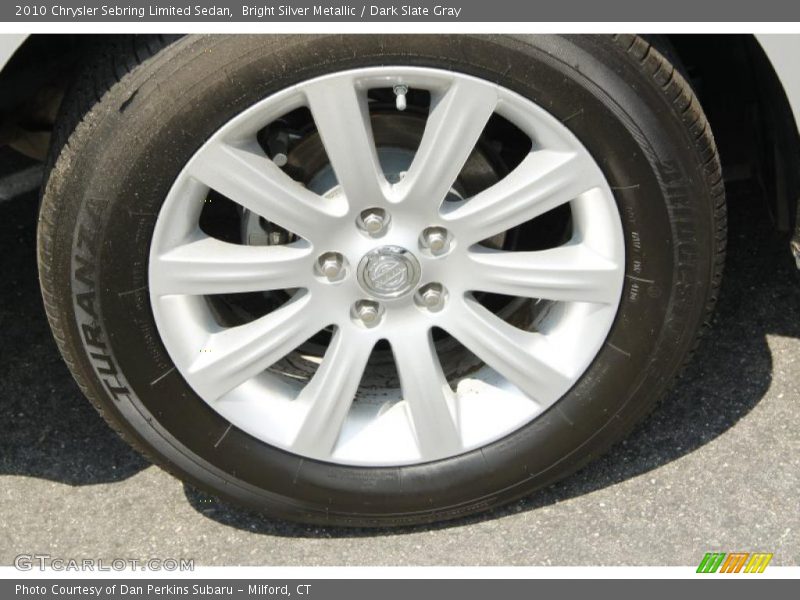 Bright Silver Metallic / Dark Slate Gray 2010 Chrysler Sebring Limited Sedan