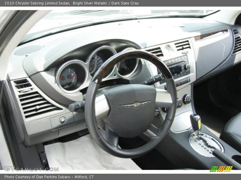 Bright Silver Metallic / Dark Slate Gray 2010 Chrysler Sebring Limited Sedan