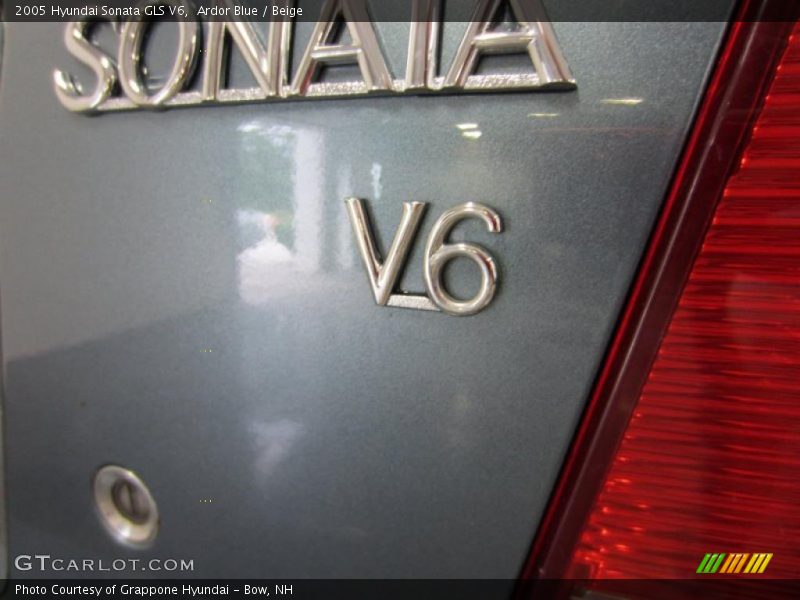 Ardor Blue / Beige 2005 Hyundai Sonata GLS V6