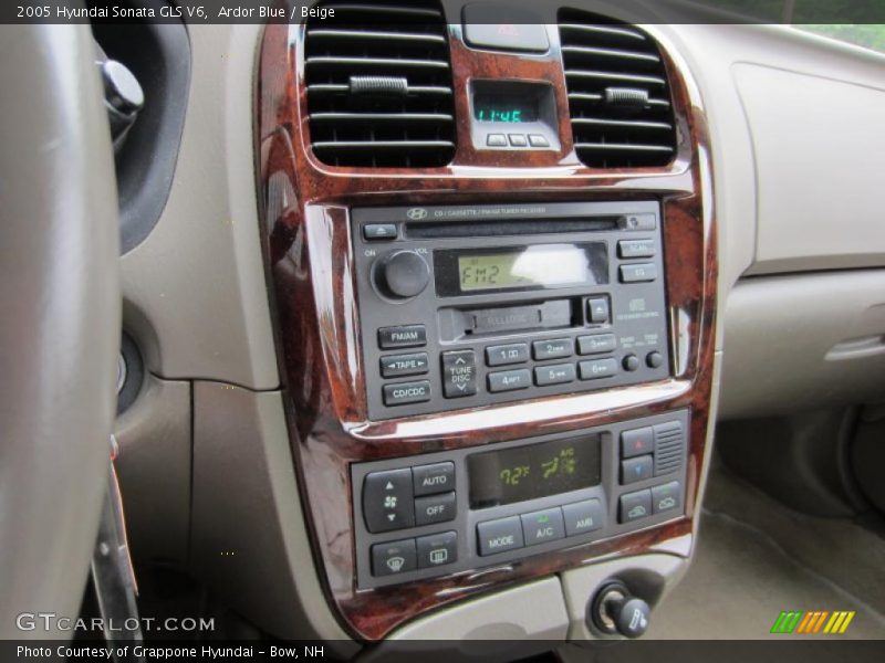 Ardor Blue / Beige 2005 Hyundai Sonata GLS V6