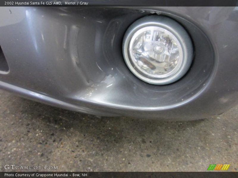 Merlot / Gray 2002 Hyundai Santa Fe GLS AWD