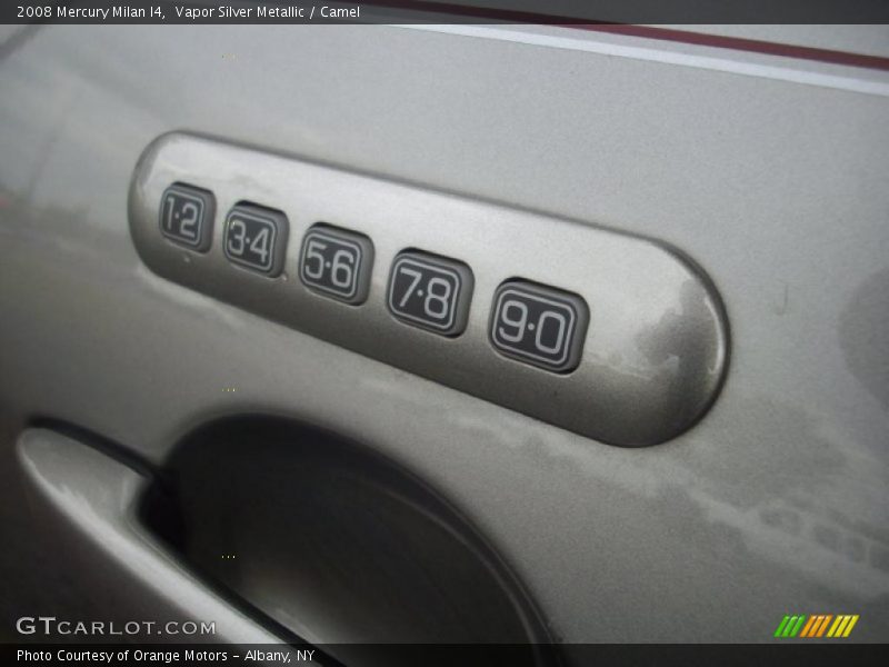 Vapor Silver Metallic / Camel 2008 Mercury Milan I4