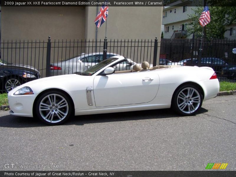  2009 XK XK8 Pearlescent Diamond Edition Convertible Pearlescent White