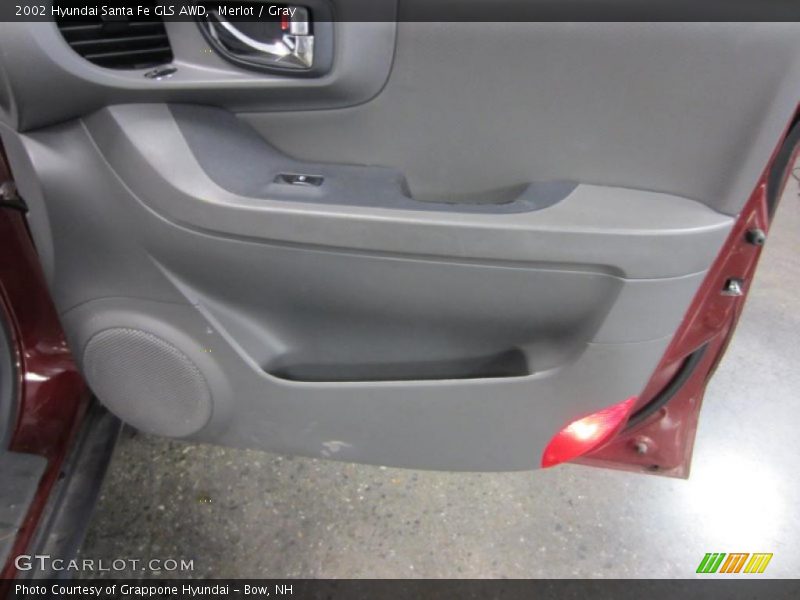 Merlot / Gray 2002 Hyundai Santa Fe GLS AWD