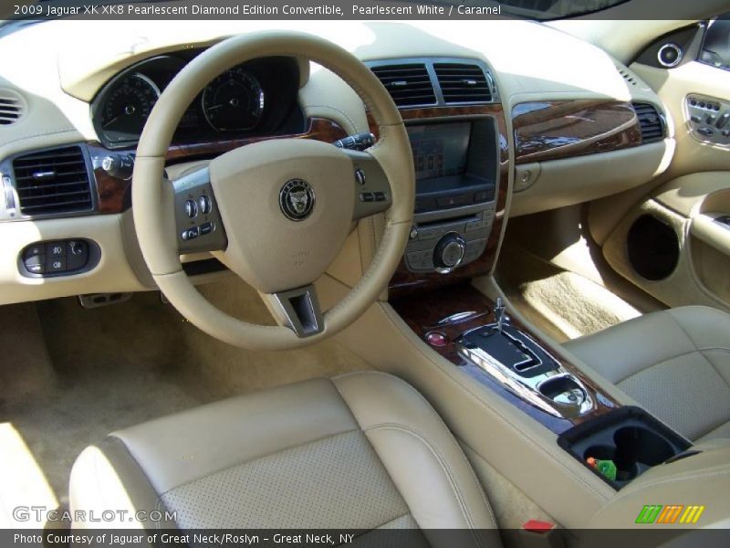 Caramel Interior - 2009 XK XK8 Pearlescent Diamond Edition Convertible 