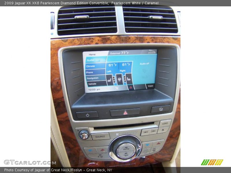 Controls of 2009 XK XK8 Pearlescent Diamond Edition Convertible