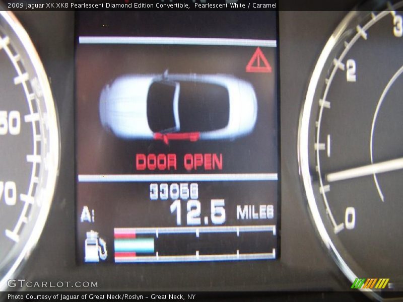 Pearlescent White / Caramel 2009 Jaguar XK XK8 Pearlescent Diamond Edition Convertible