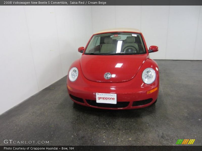 Salsa Red / Cream Beige 2008 Volkswagen New Beetle S Convertible
