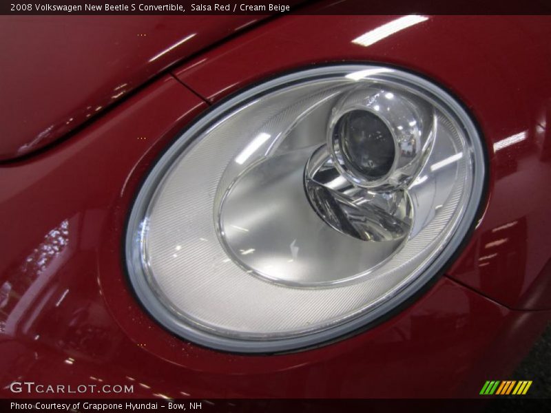 Salsa Red / Cream Beige 2008 Volkswagen New Beetle S Convertible