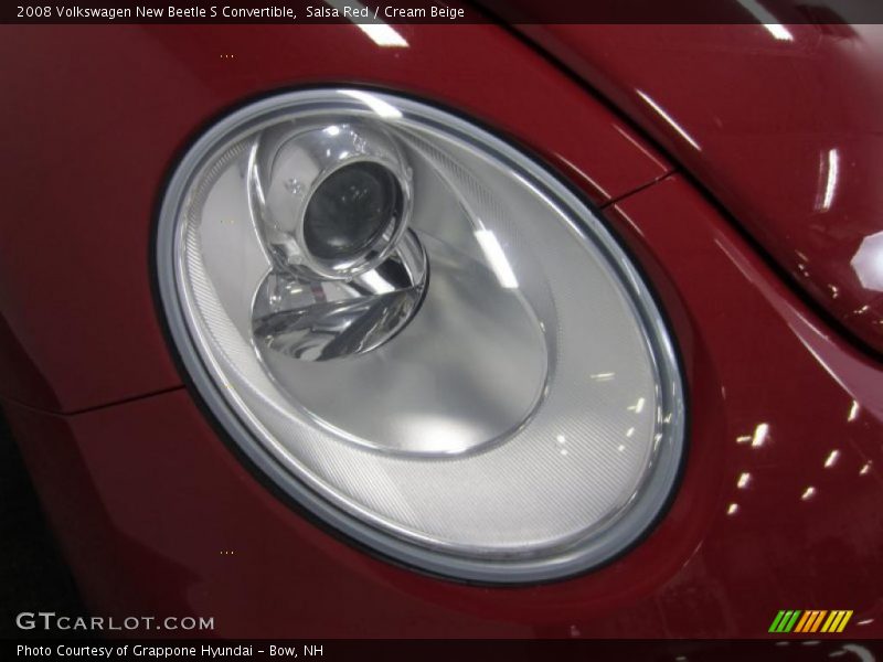 Salsa Red / Cream Beige 2008 Volkswagen New Beetle S Convertible
