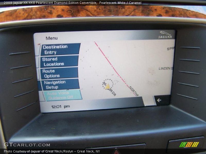 Navigation of 2009 XK XK8 Pearlescent Diamond Edition Convertible