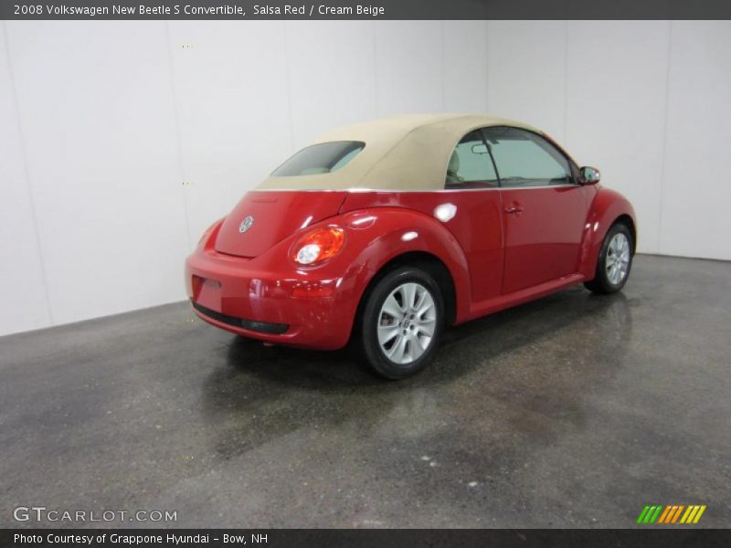 Salsa Red / Cream Beige 2008 Volkswagen New Beetle S Convertible