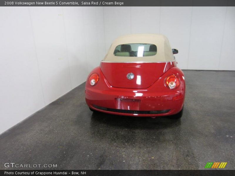 Salsa Red / Cream Beige 2008 Volkswagen New Beetle S Convertible