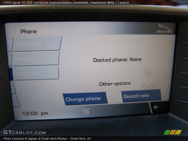Pearlescent White / Caramel 2009 Jaguar XK XK8 Pearlescent Diamond Edition Convertible