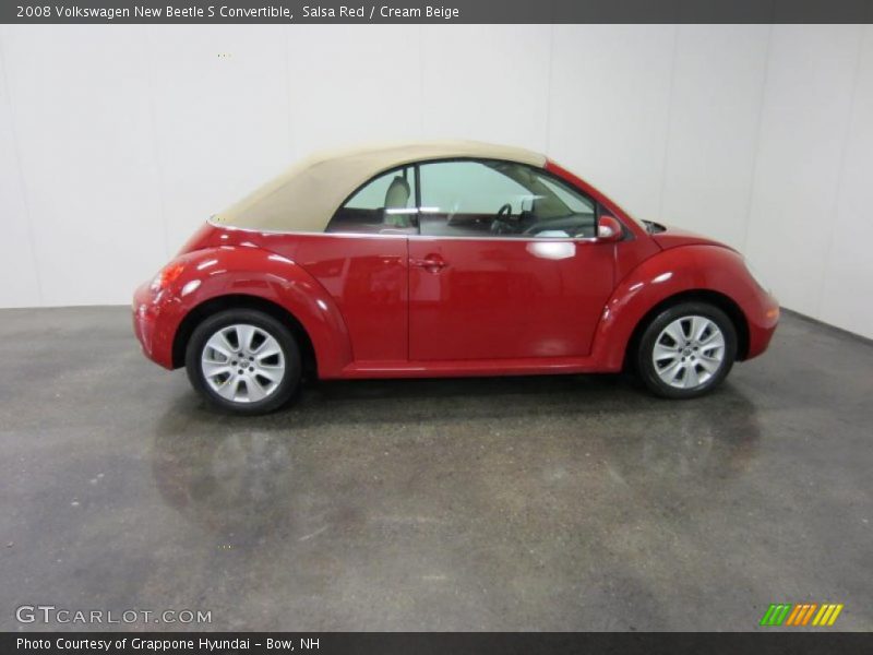 Salsa Red / Cream Beige 2008 Volkswagen New Beetle S Convertible