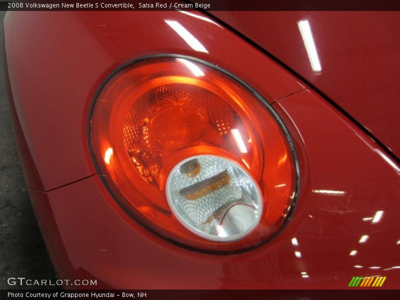Salsa Red / Cream Beige 2008 Volkswagen New Beetle S Convertible